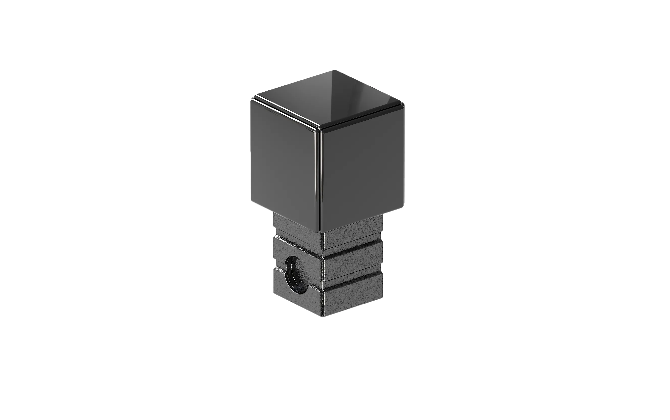 Accesorii pentru profilele de inchidere tip P Negru Lucios