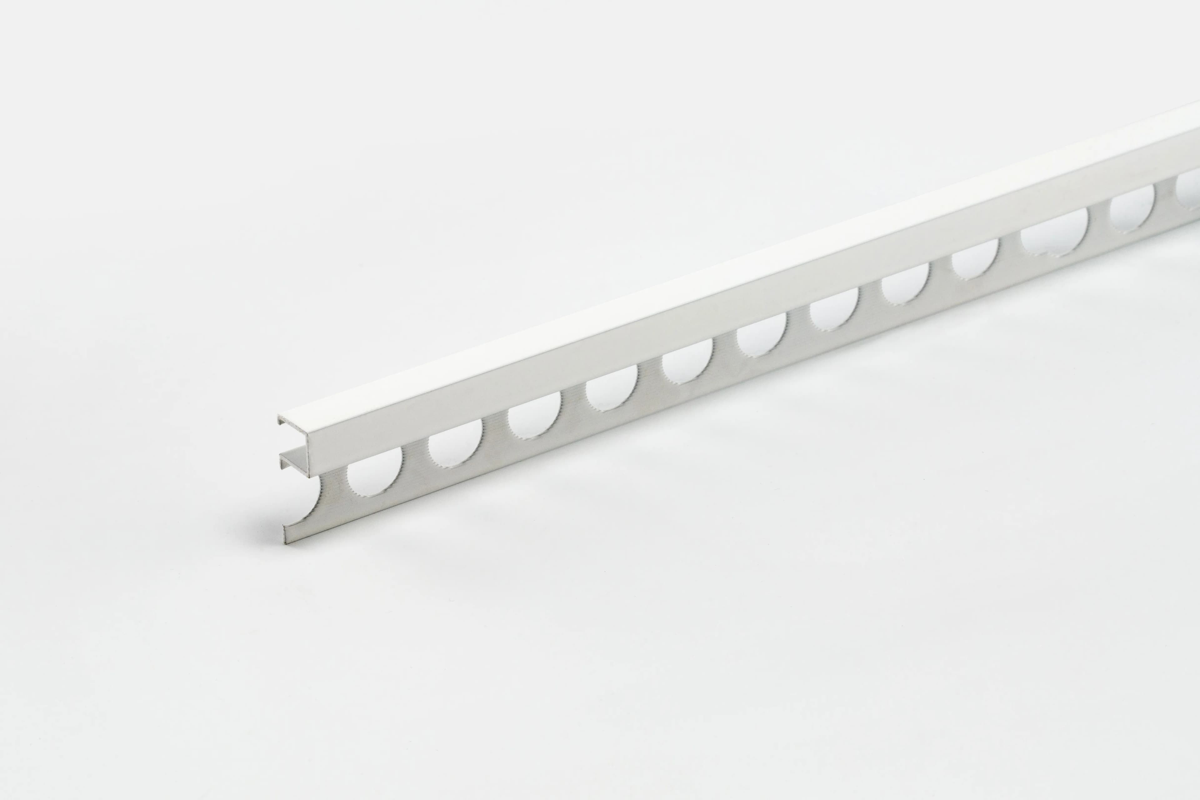 Col exterior patrat 10mm Alb Lucios