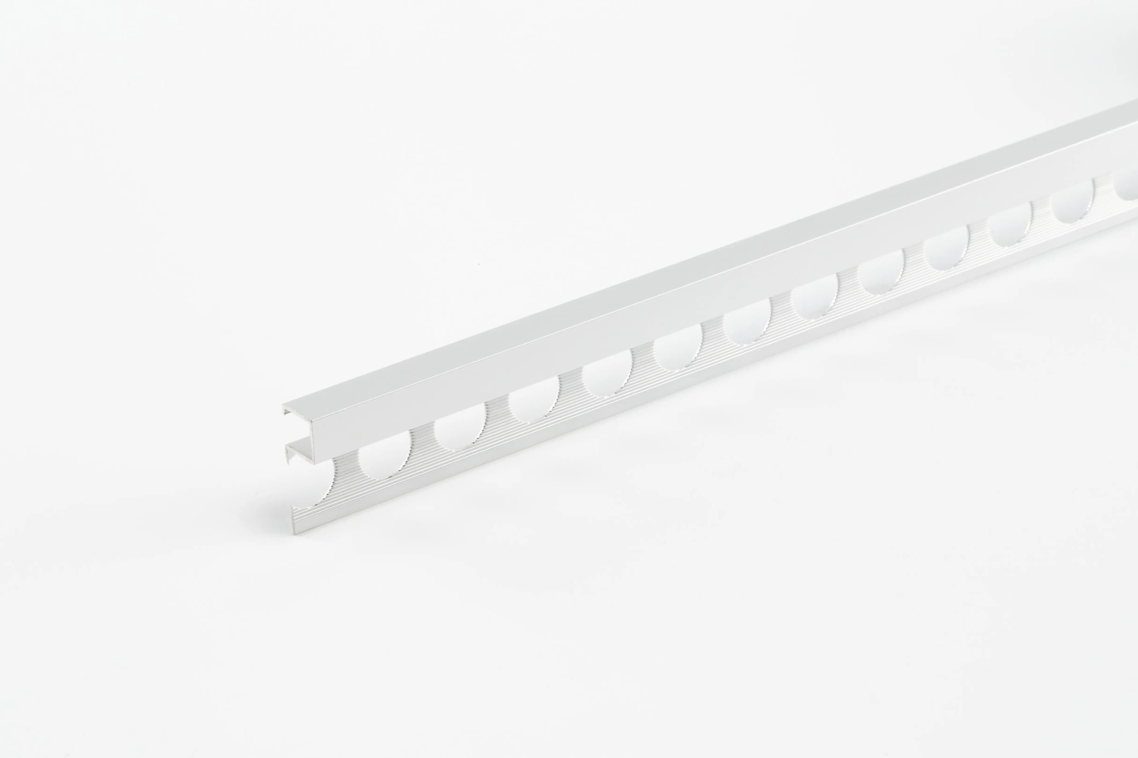Col exterior patrat 10mm Argintiu Lucios