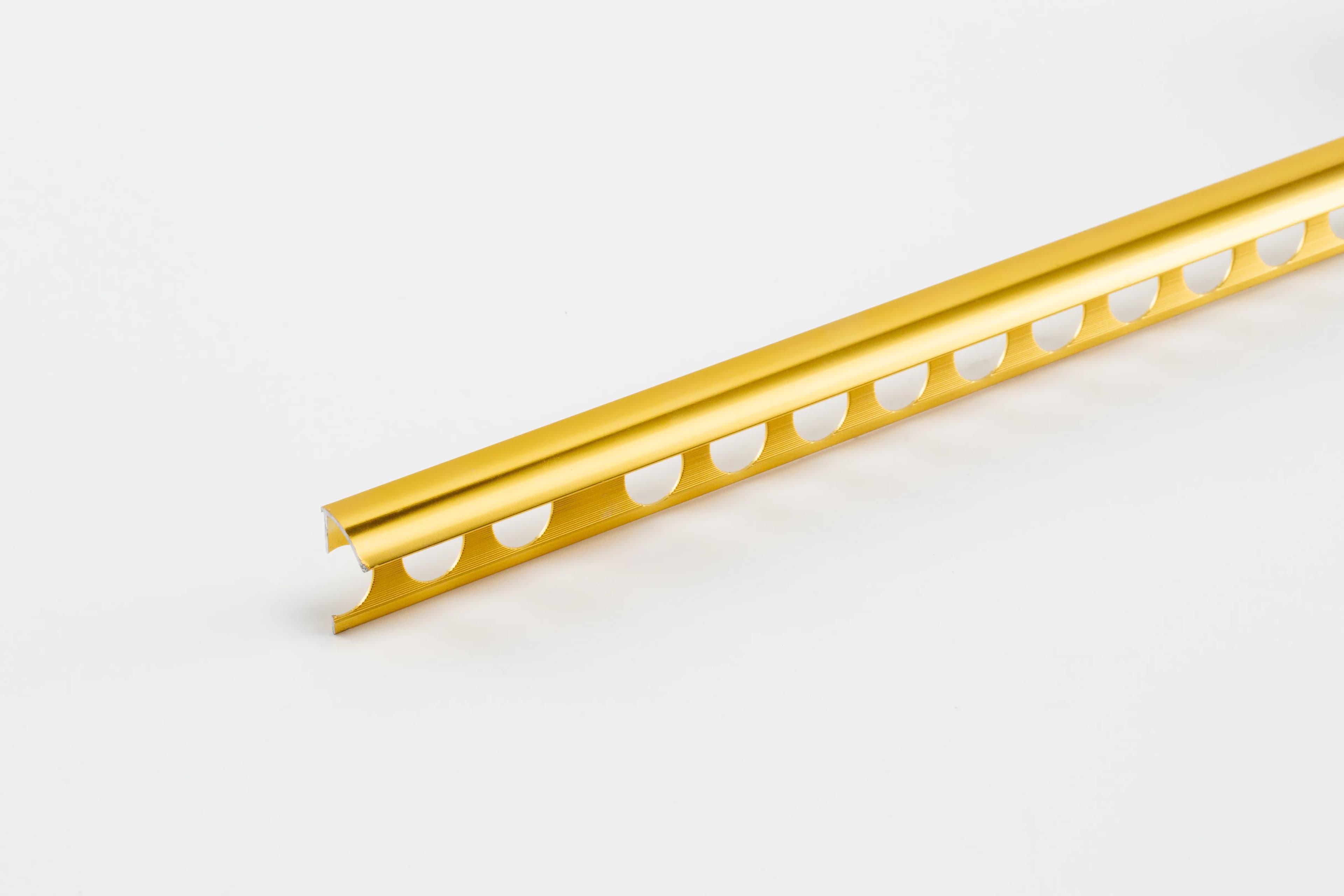 Coltar exterior gresie/faianta 10mm Auriu Lucios