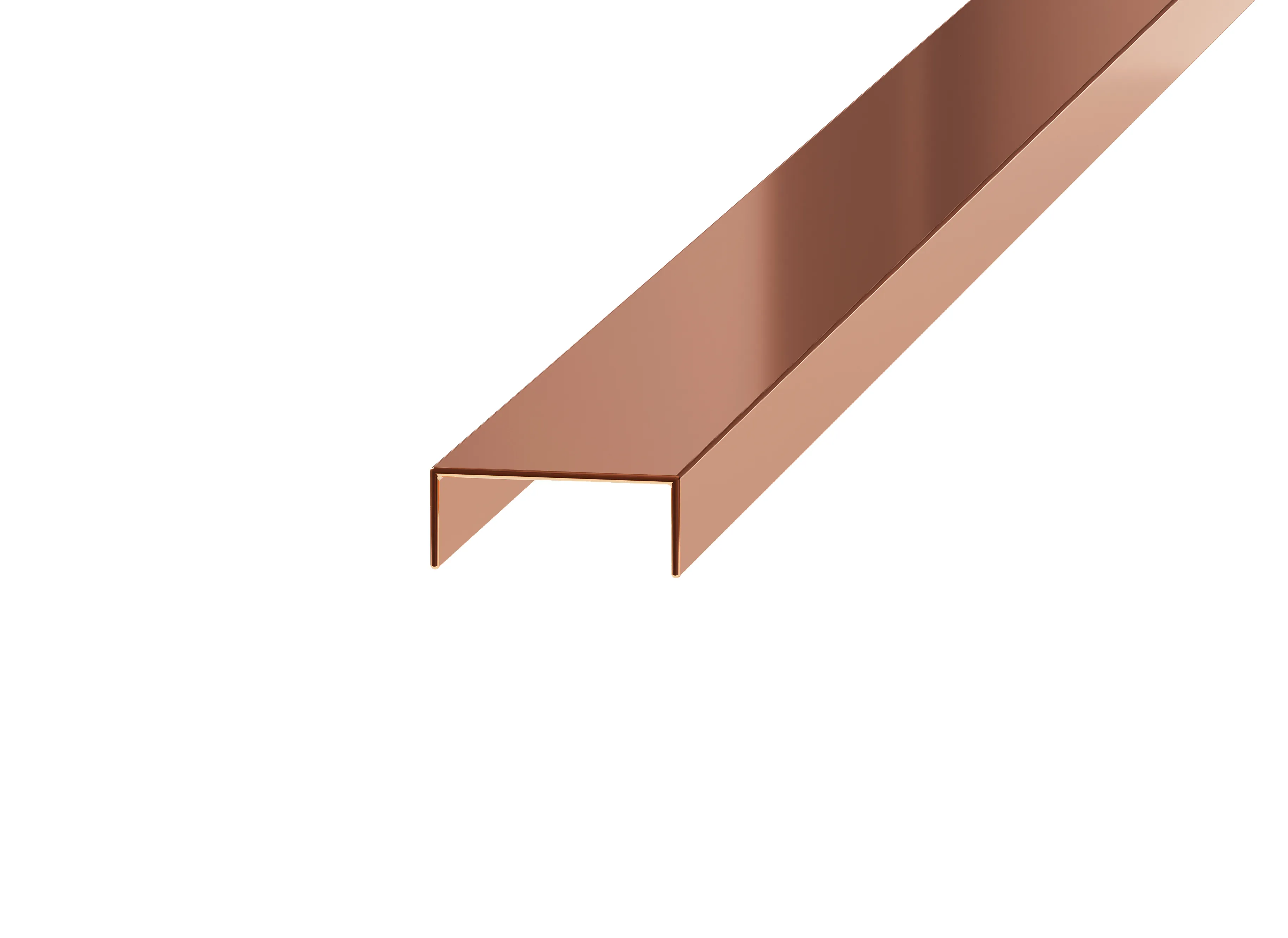 Profil Decorativ Rectificat Bronz Lucios